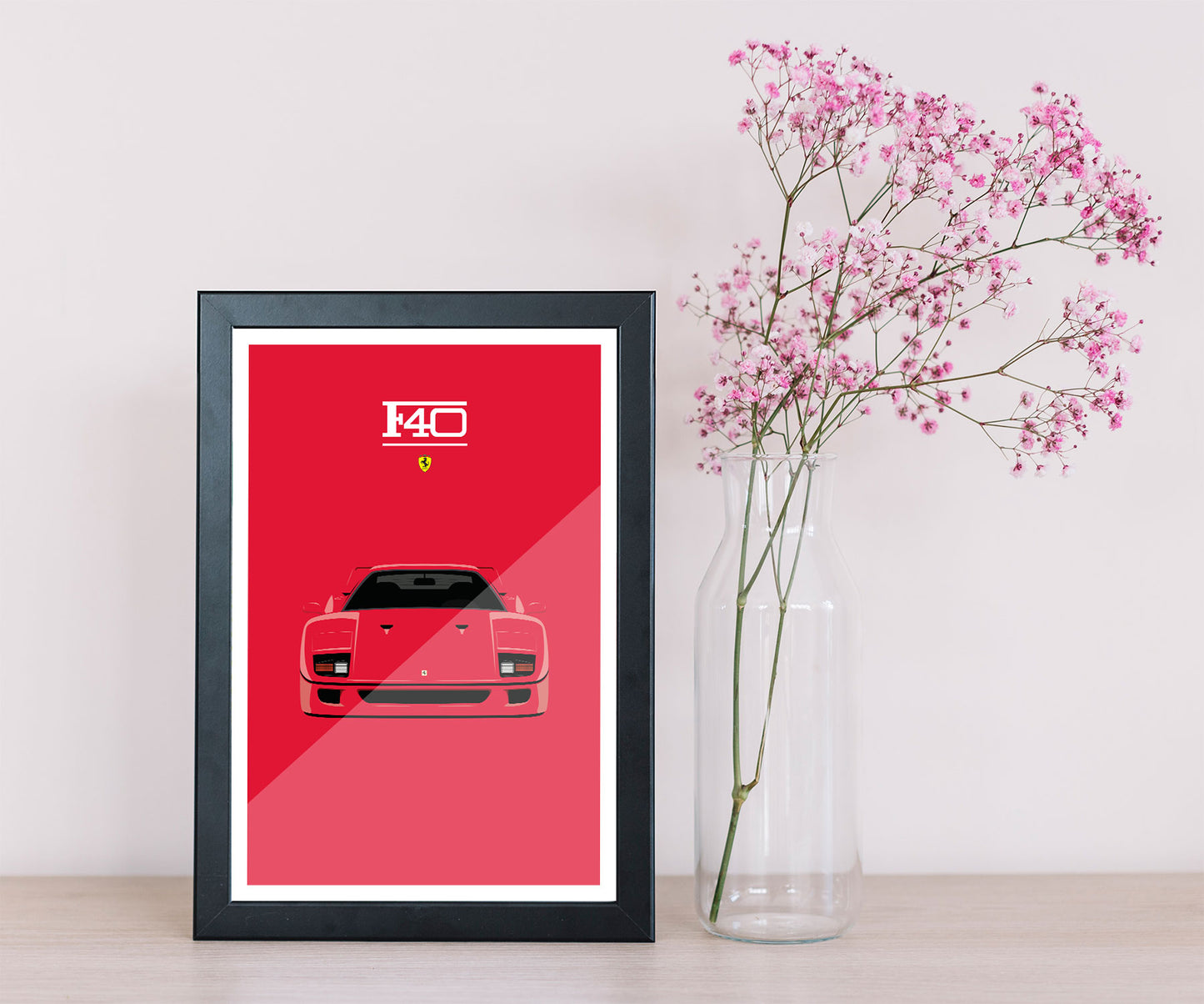 Ferrari F40 illustration