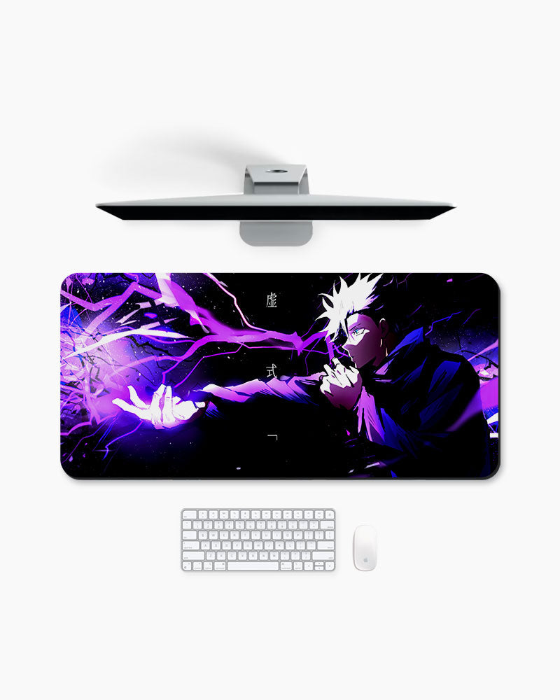 Gojo Hollow Purple Desk Mat