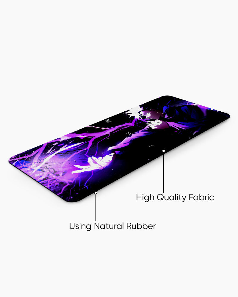 Gojo Hollow Purple Desk Mat