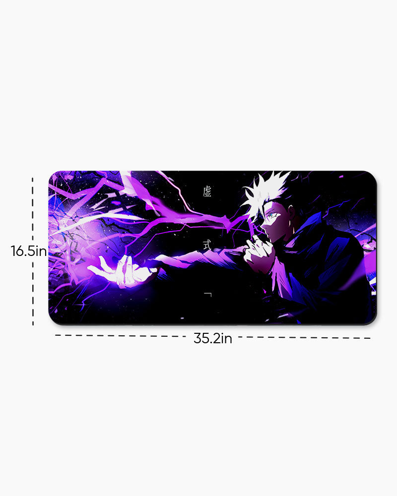 Gojo Hollow Purple Desk Mat