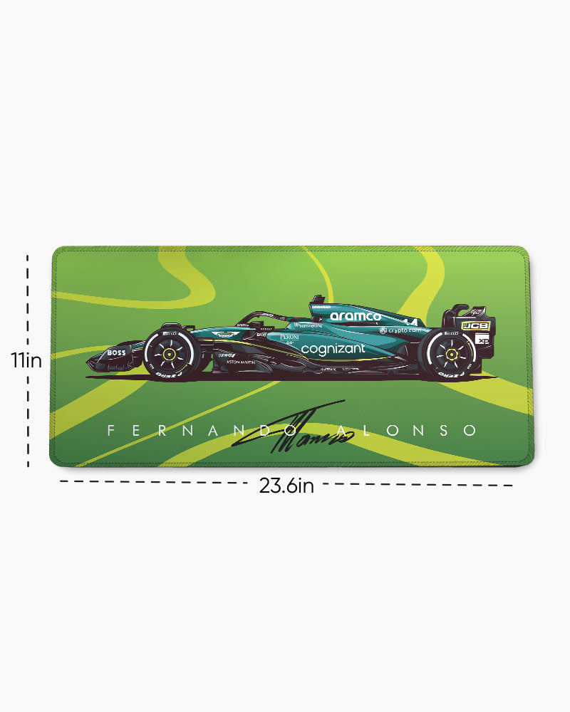 Fernando Alonso Aston Martin EdgeGuard Desk Mat