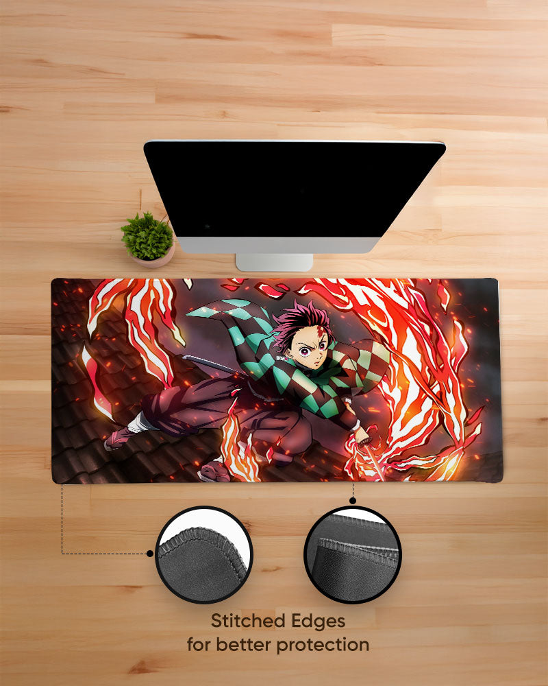 Tanjiro EdgeGuard Desk Mat