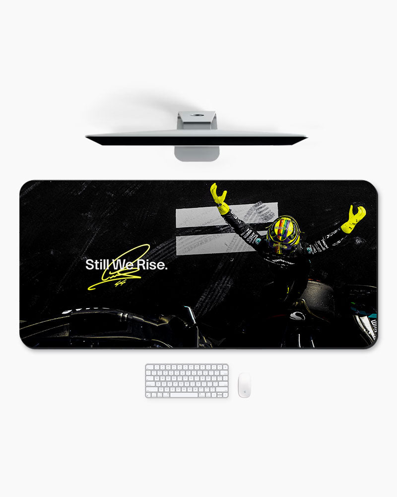 Still We Rise Lewis Hamilton EdgeGuard Desk Mat