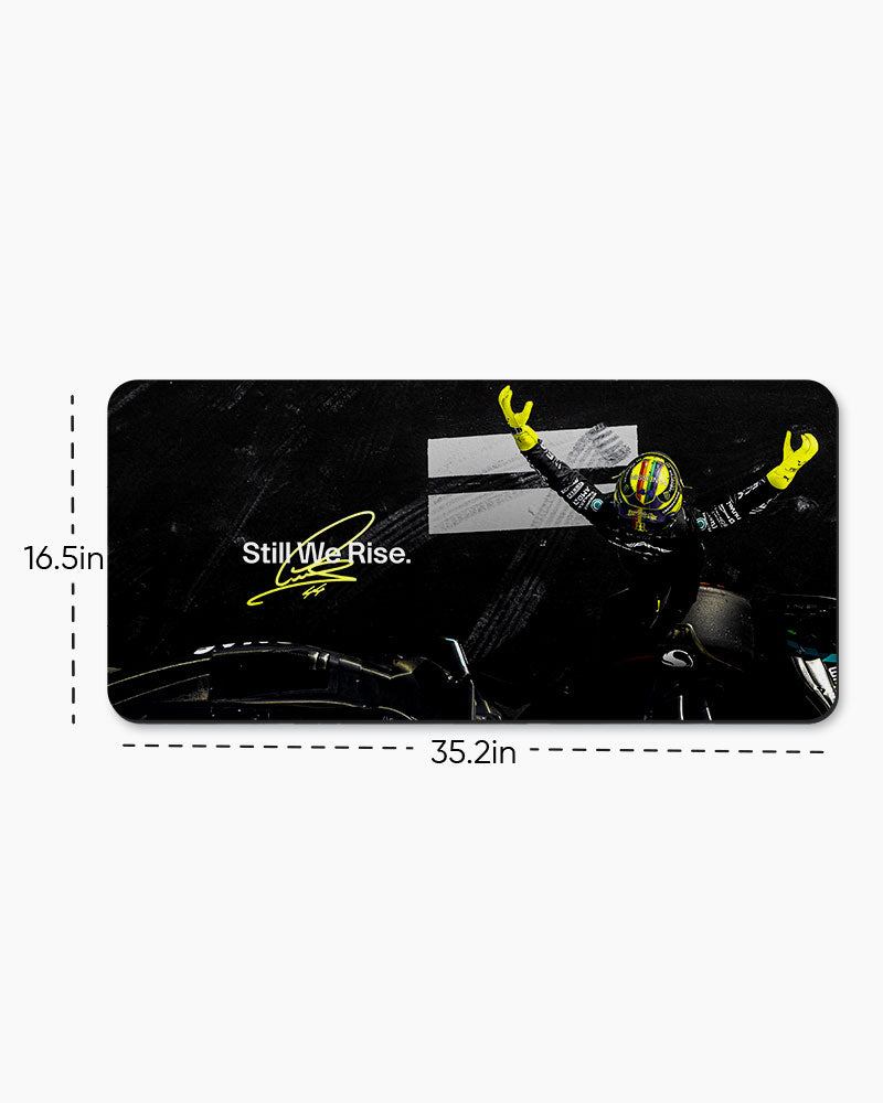 Still We Rise Lewis Hamilton EdgeGuard Desk Mat