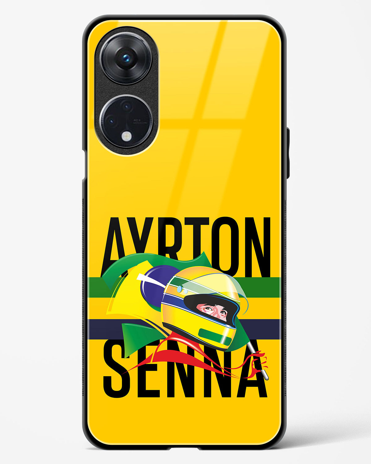 Ayrton Senna Glass Case Phone Cover