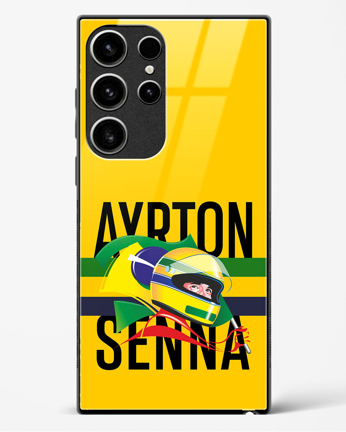 Ayrton Senna Glass Case Phone Cover