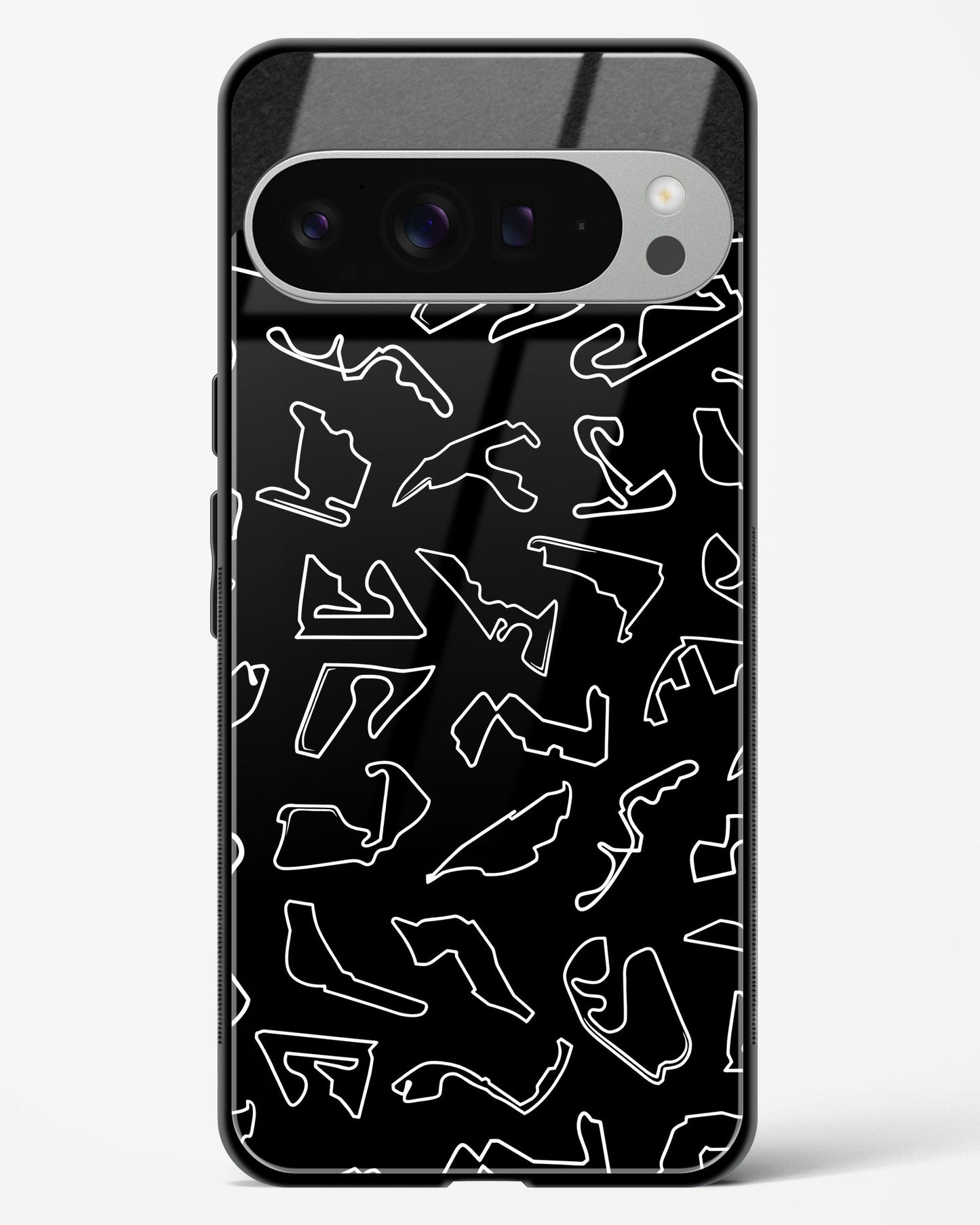 F1 circuits Glass Case Phone Cover