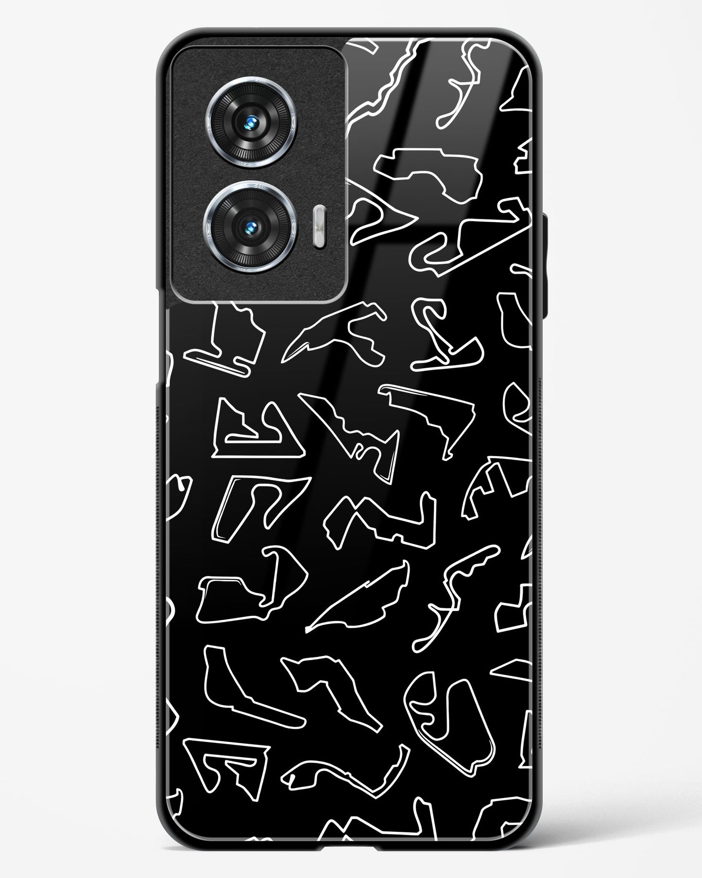 F1 circuits Glass Case Phone Cover