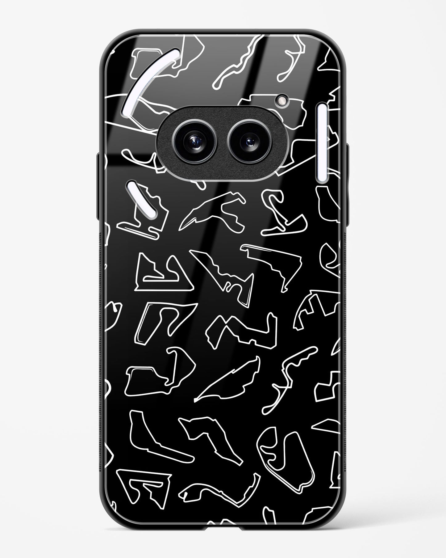 F1 circuits Glass Case Phone Cover