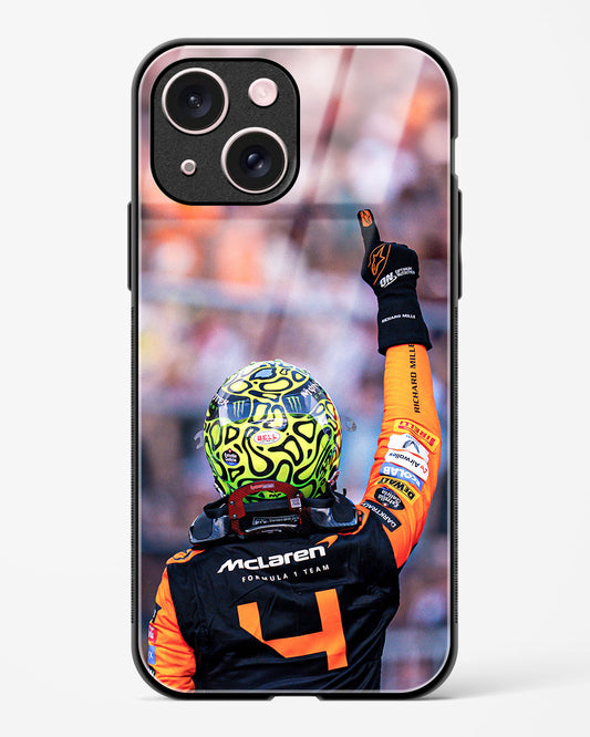 Lando Norris Glass Case Phone Cover