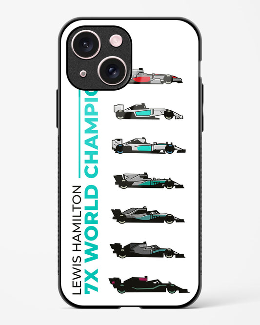 Lewis Hamilton 7X Champion Glass Case Phone Cover