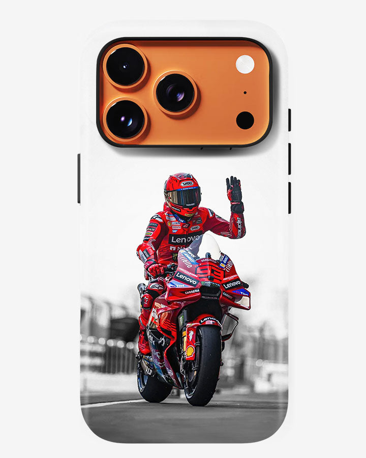Marc Marquez Ducati Gloss Shell Phone Cover