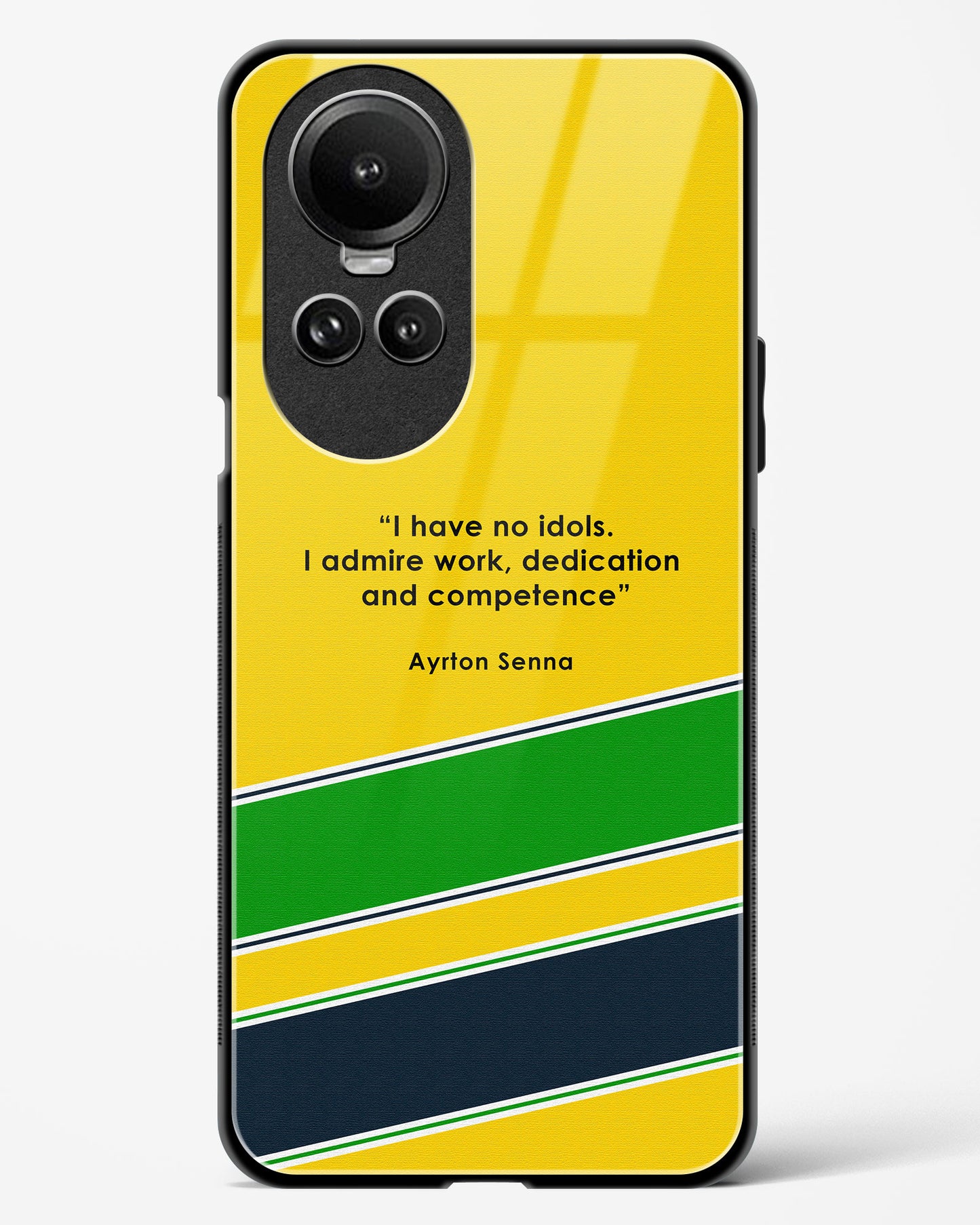 Ayrton Senna Quote Glass Case Phone Cover