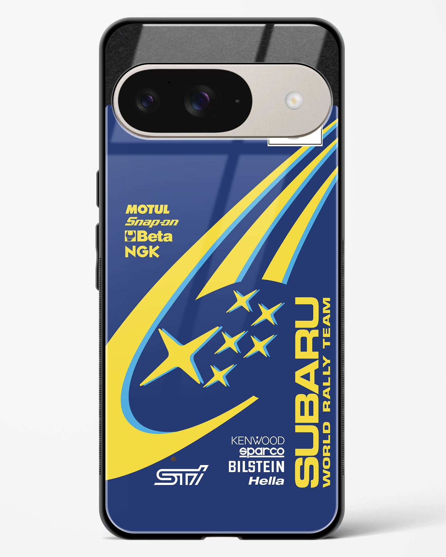 Subaru Rally Team Glass Case Phone Cover