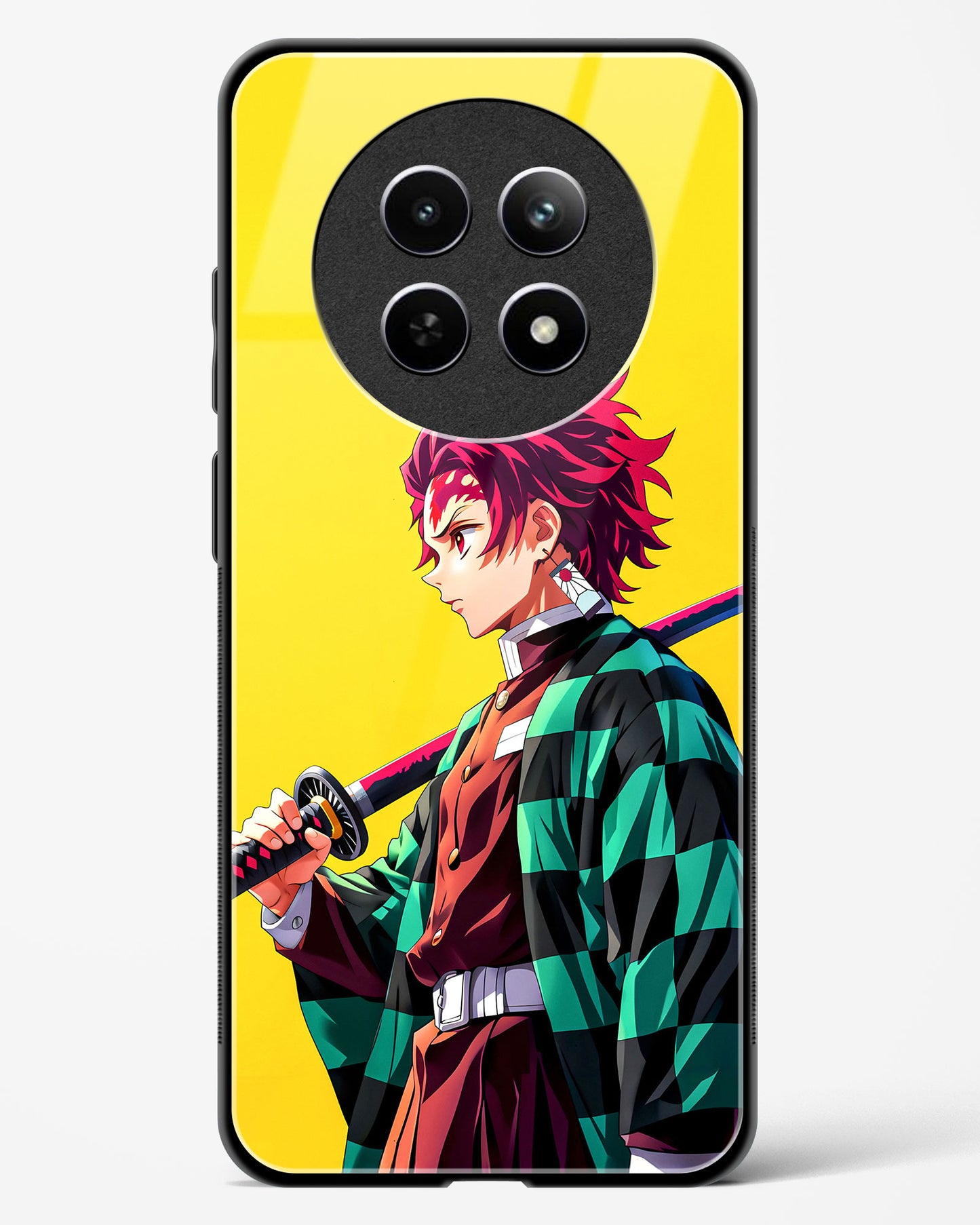 Tanjiro Kamado Glass Case Phone Cover