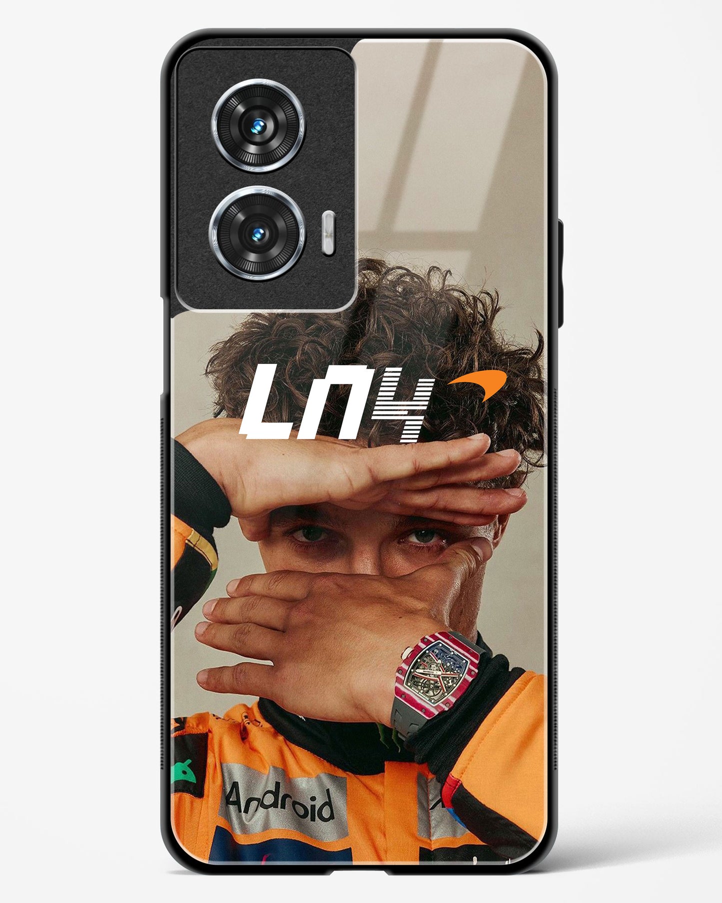 Lando Norris LN4 Glass Case Phone Cover
