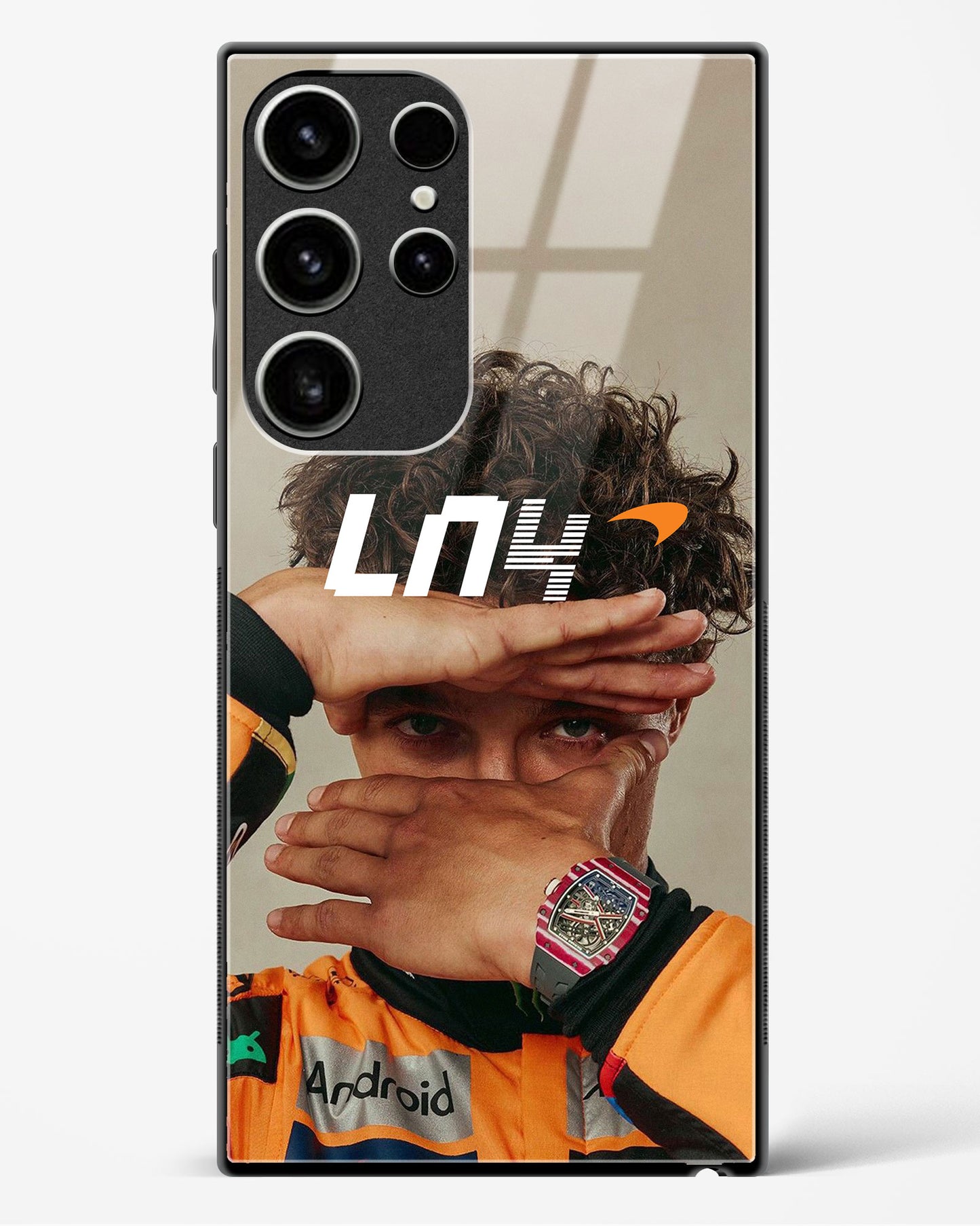 Lando Norris LN4 Glass Case Phone Cover