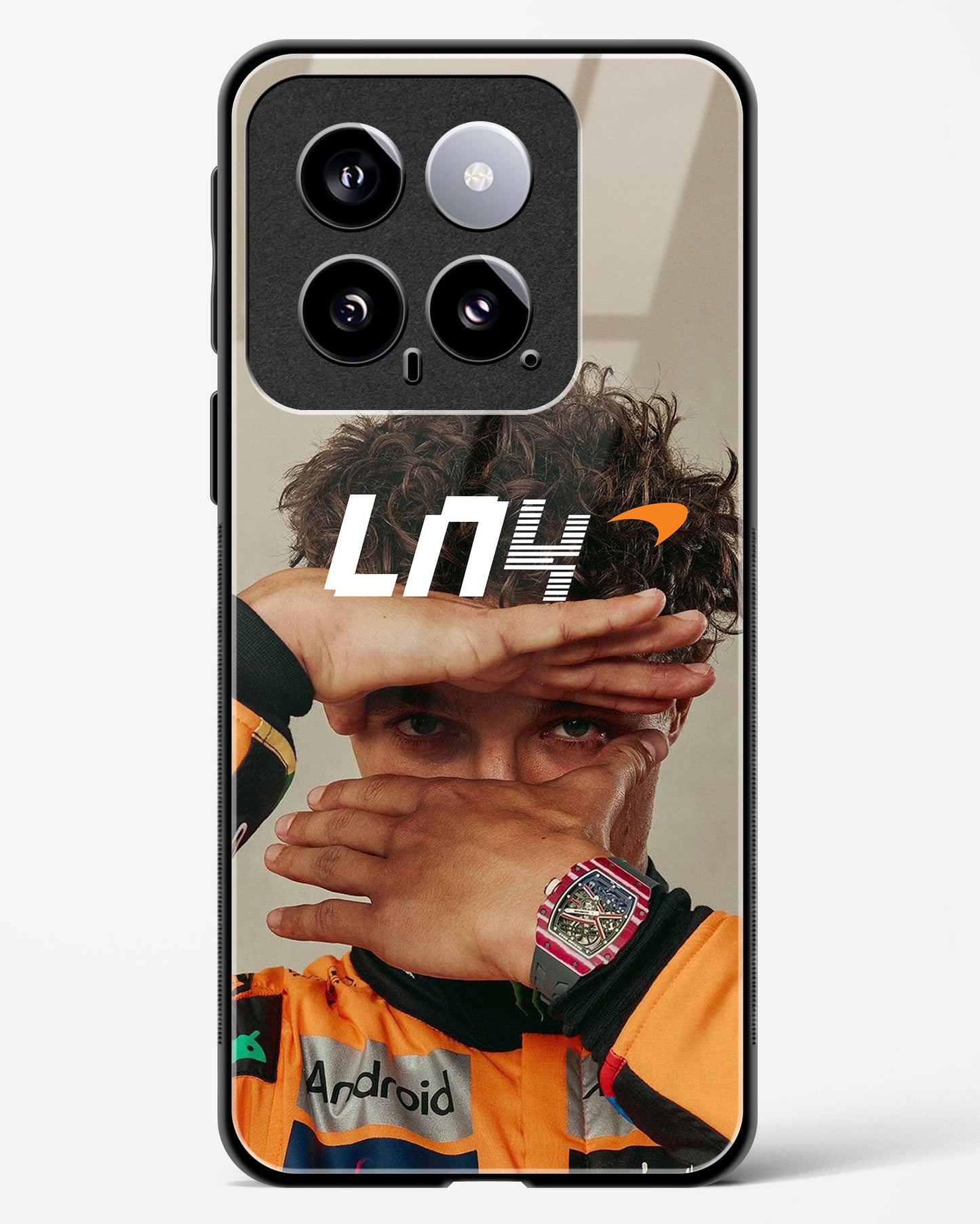 Lando Norris LN4 Glass Case Phone Cover