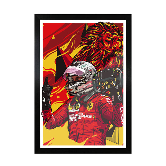 Sebastian Vettel Singapore GP frame