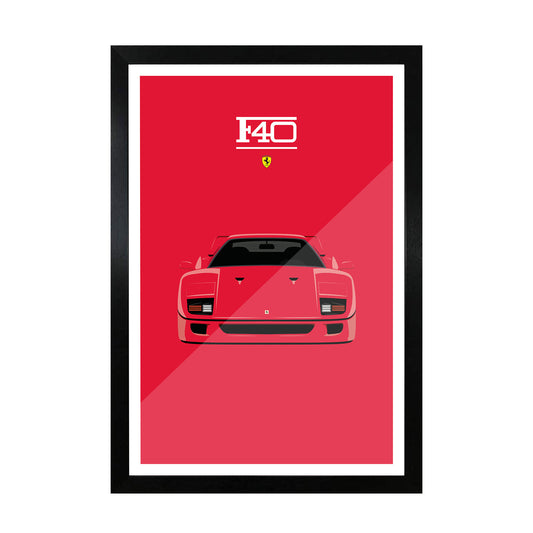 Ferrari F40 illustration