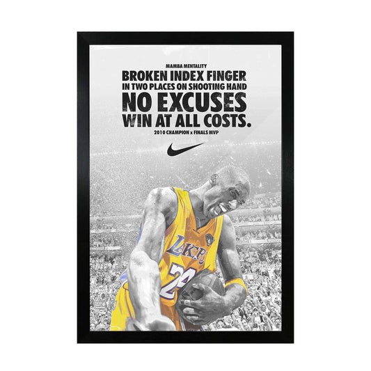 Kobe bryant motivational frame