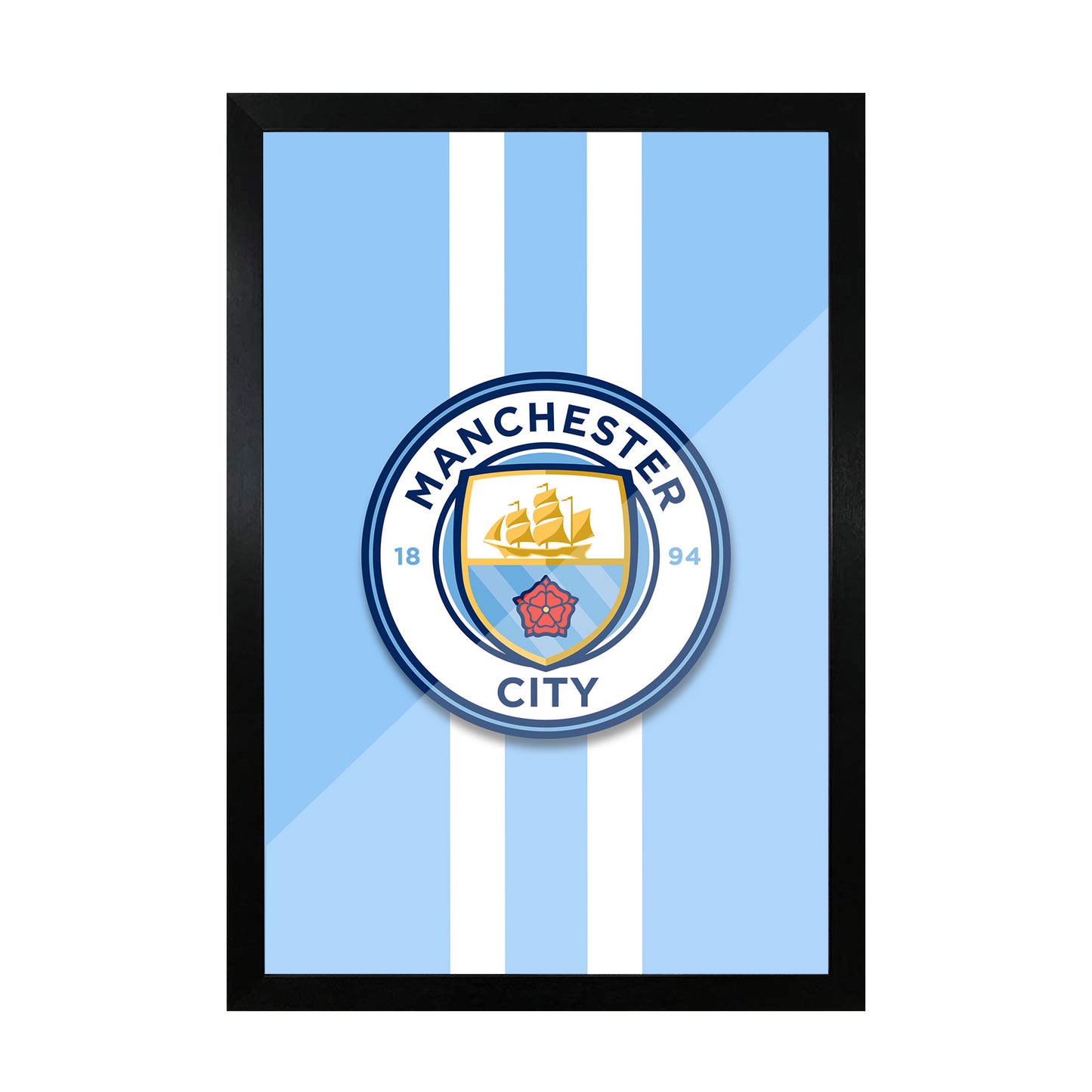 Manchester City Framed Poster