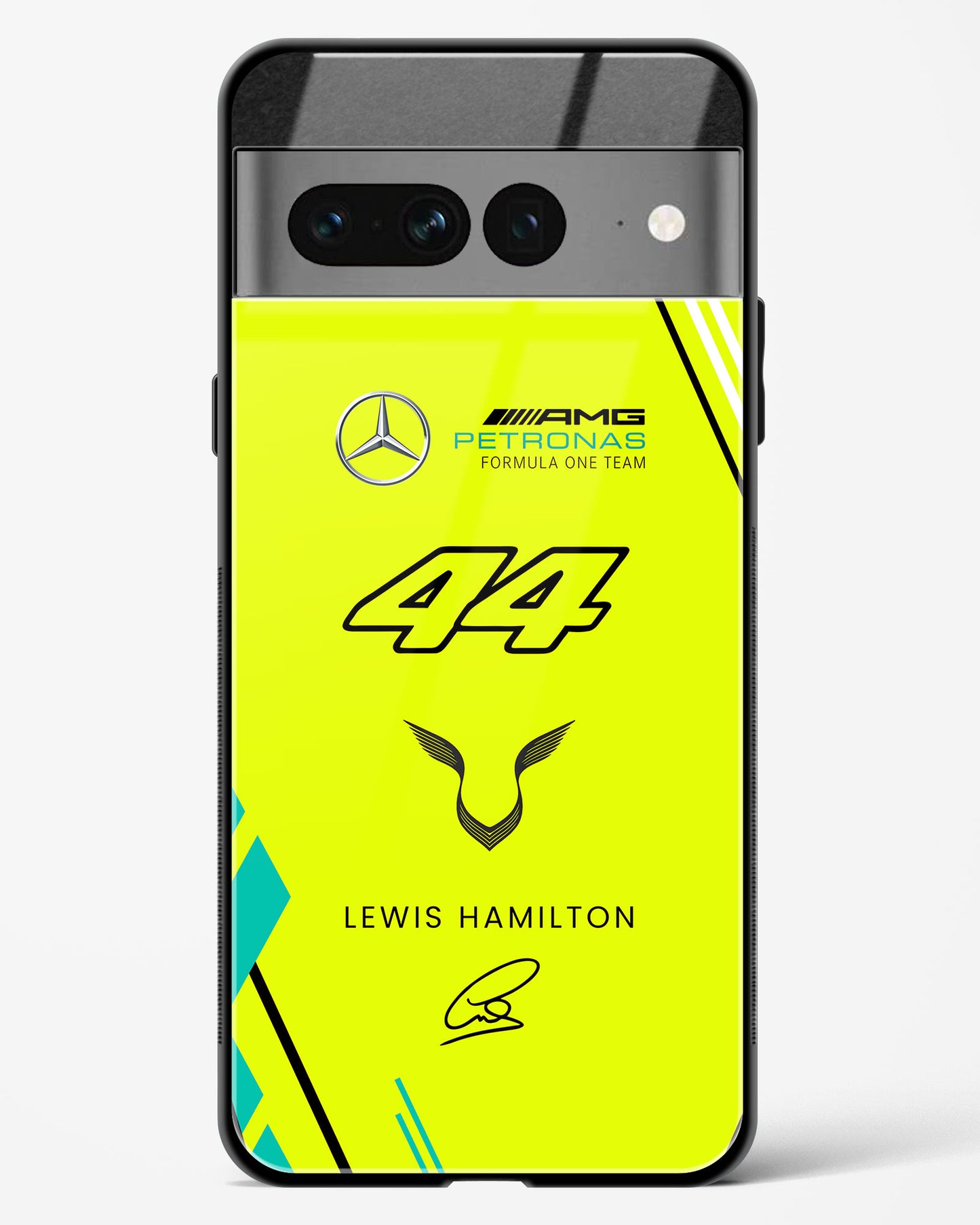 Lewis Hamilton Mercedes Glass Case Phone Cover