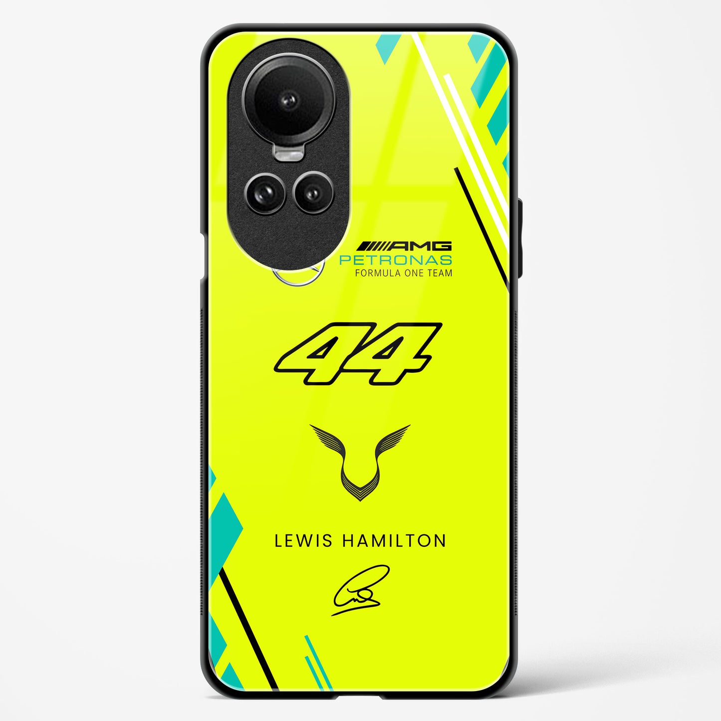 Lewis Hamilton Mercedes Glass Case Phone Cover