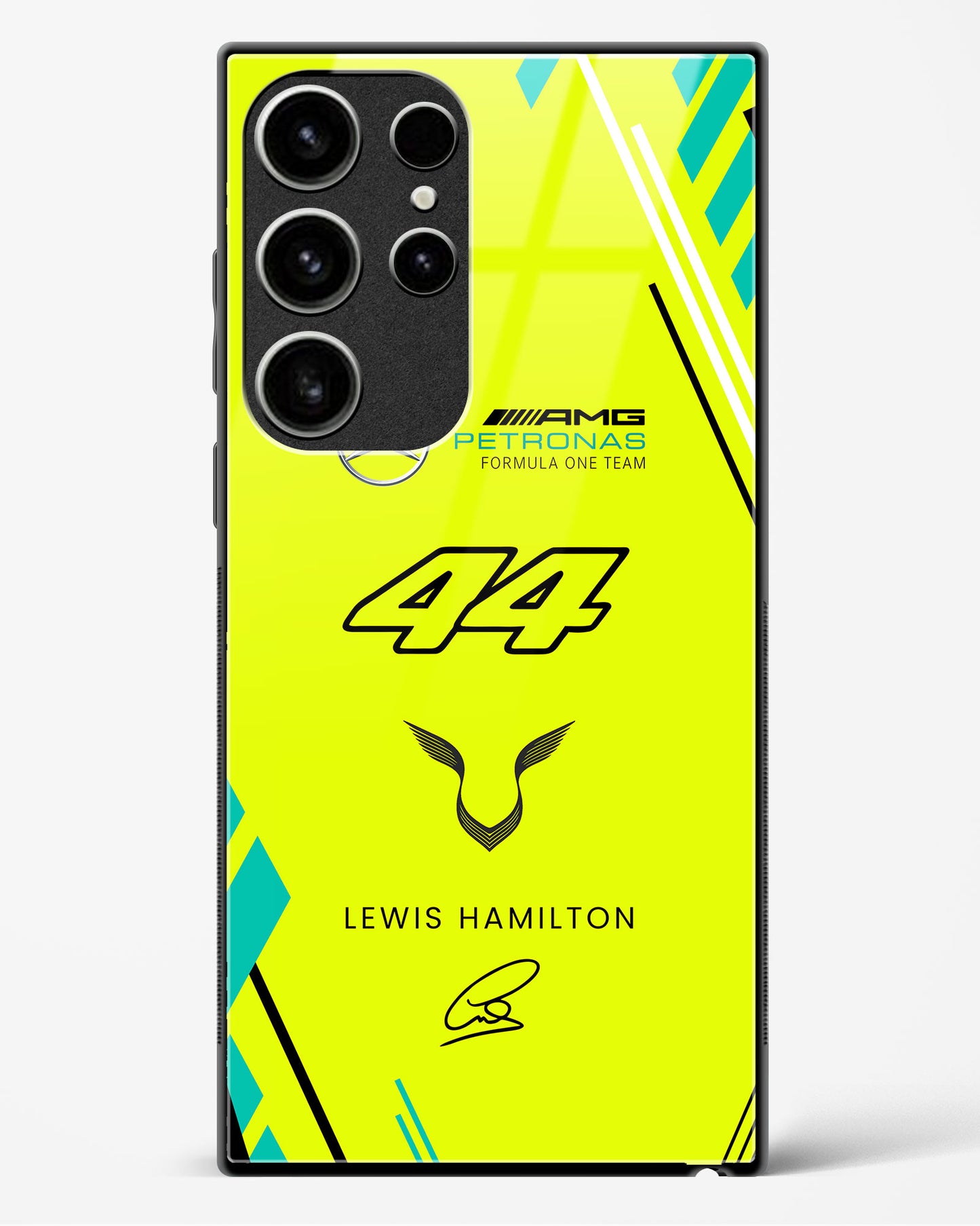 Lewis Hamilton Mercedes Glass Case Phone Cover