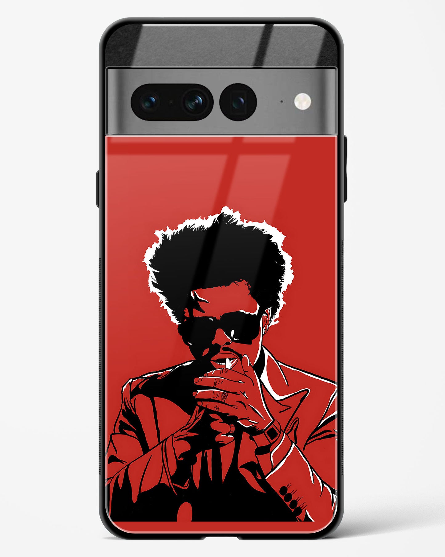 The Weeknd Glass Case Phone Cover