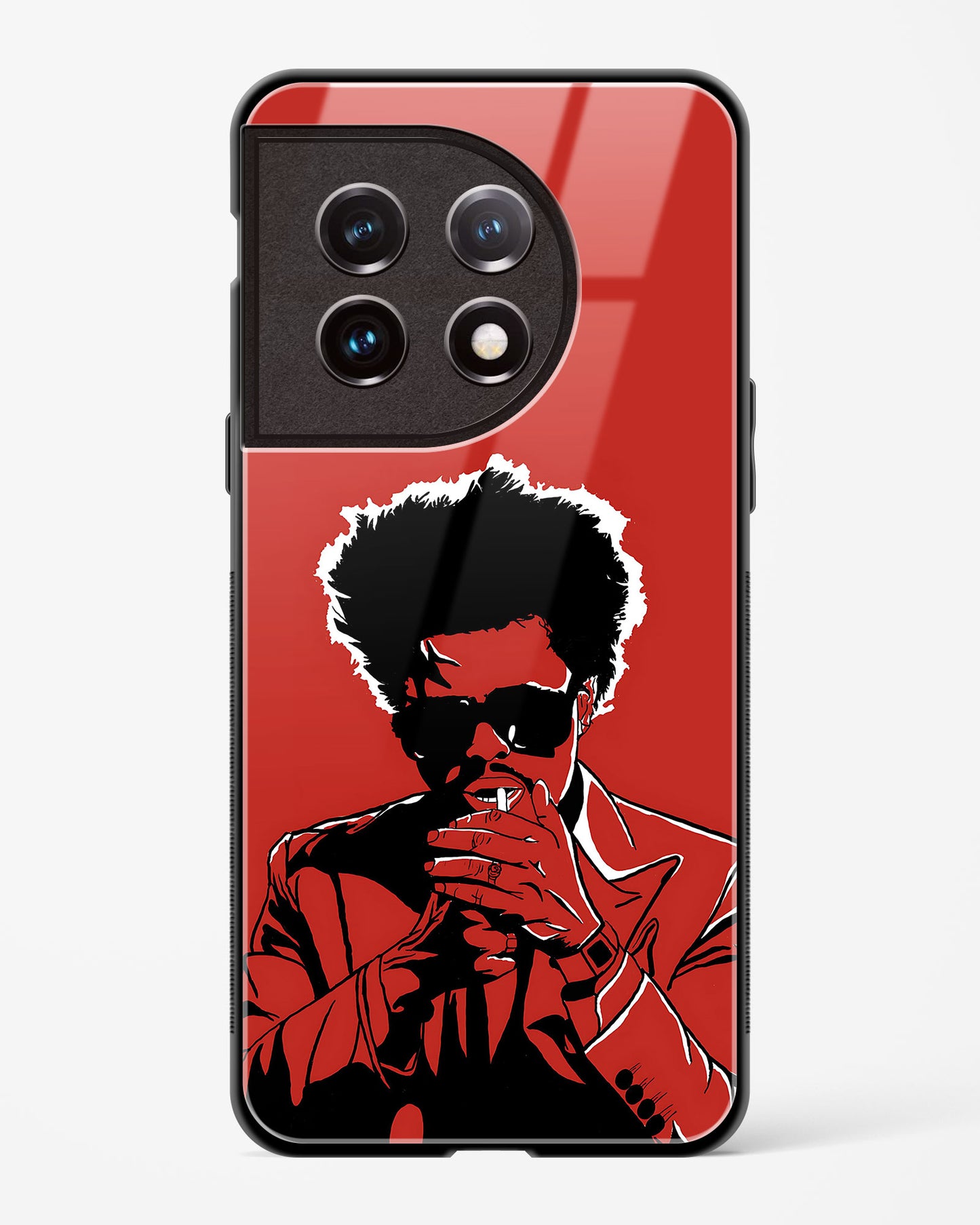 The Weeknd Glass Case Phone Cover
