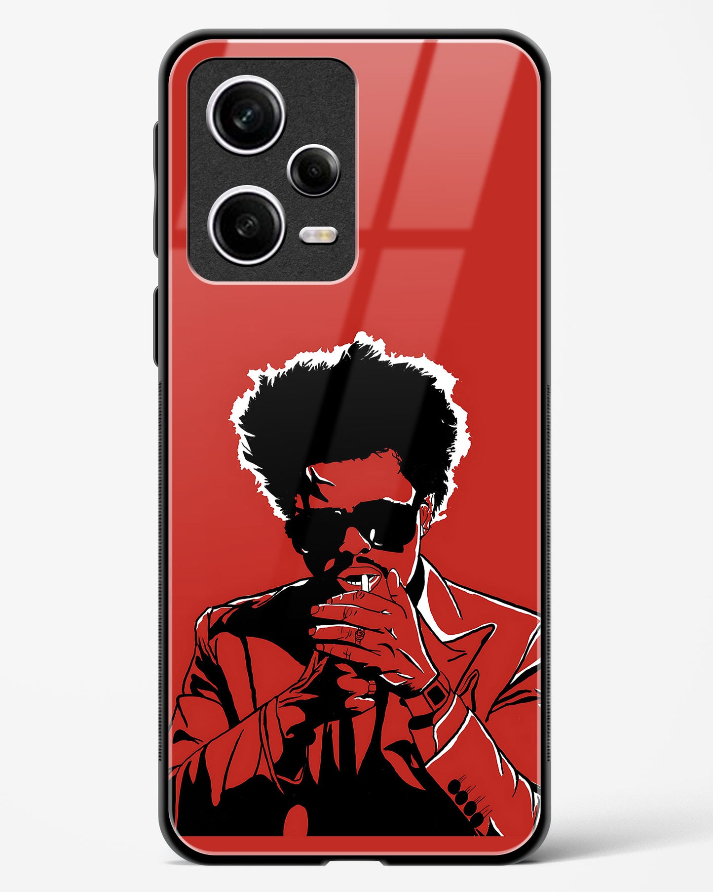 The Weeknd Glass Case Phone Cover