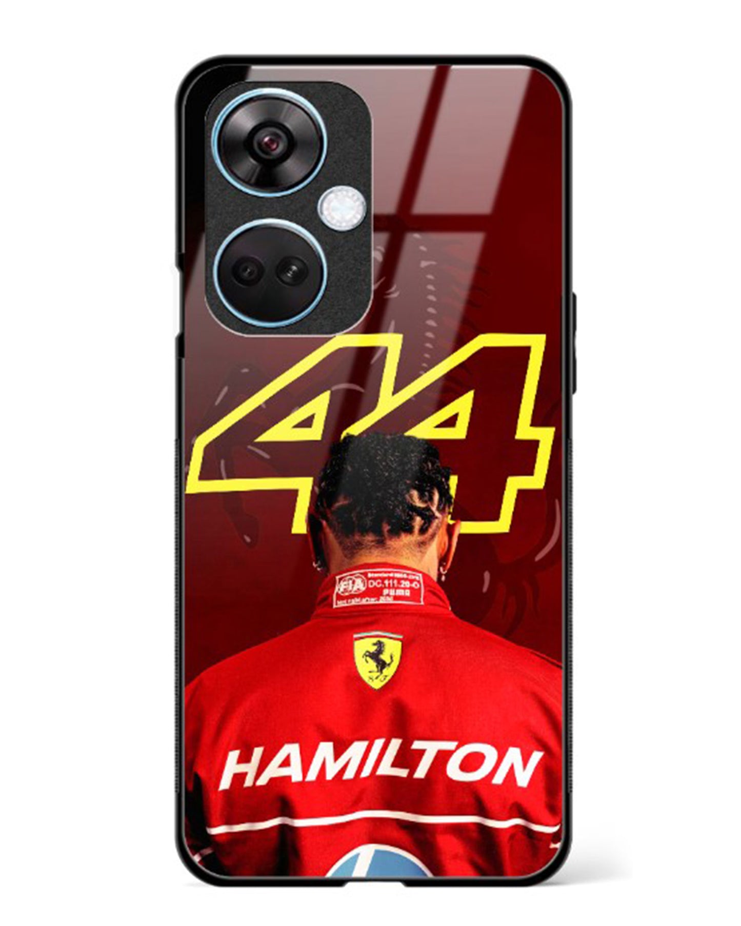 Lewis Hamilton Glass Case Phone Cover