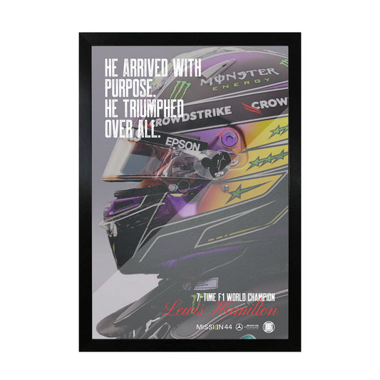 Lewis Hamilton Quote Poster