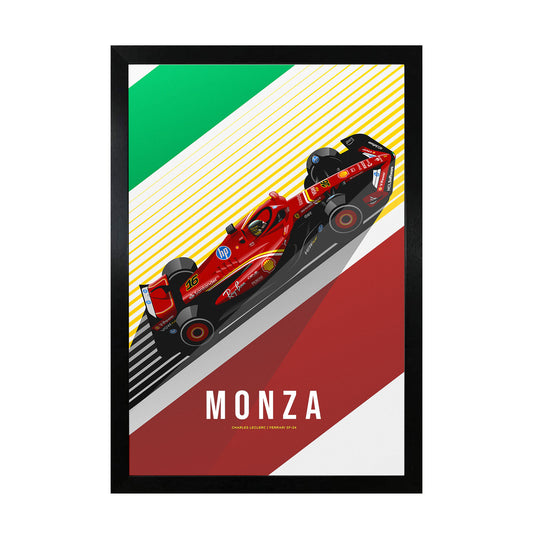 Charles Leclerc Monza Victory Frame