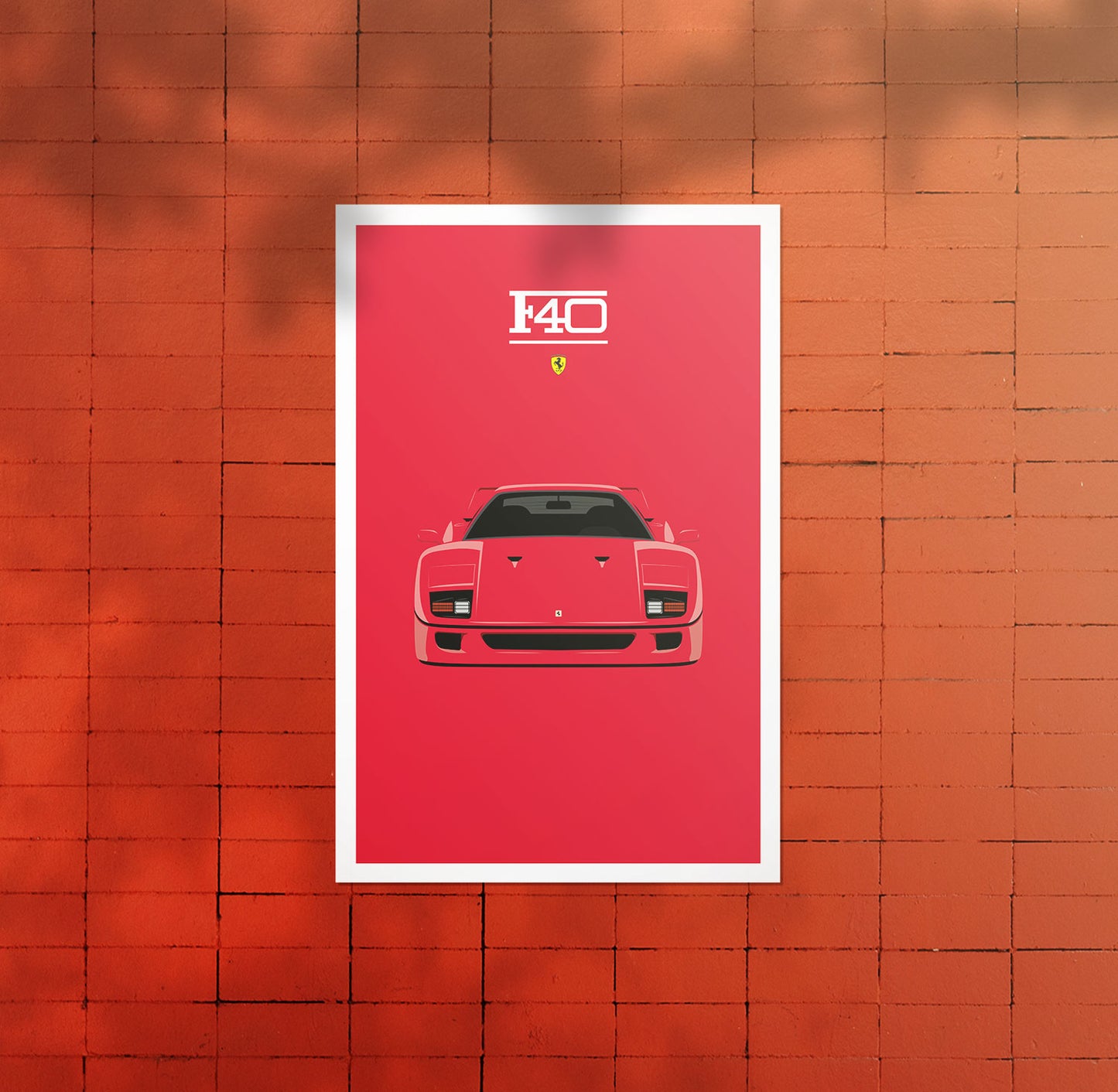 Ferrari F40 illustration