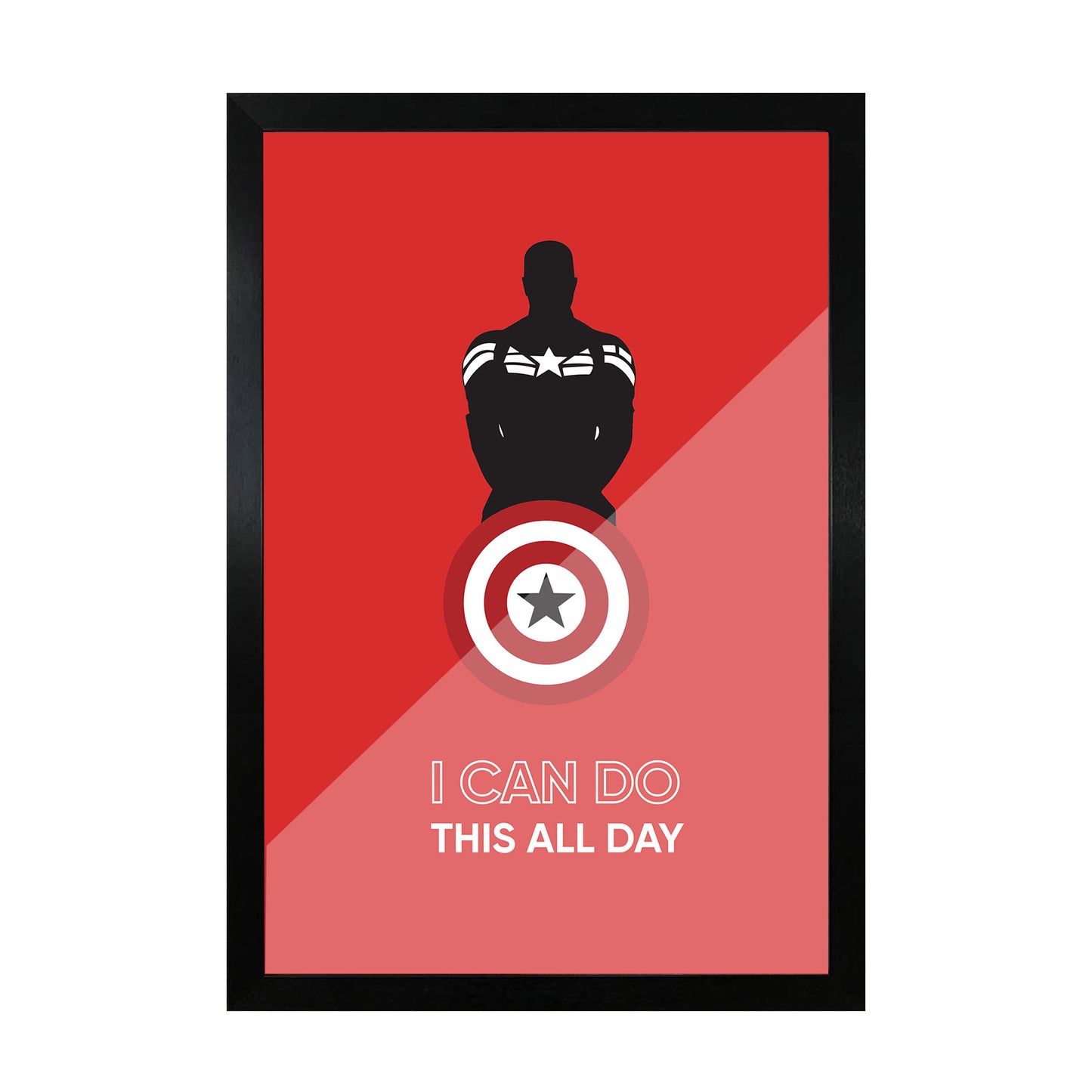 Captain America Quote Frame