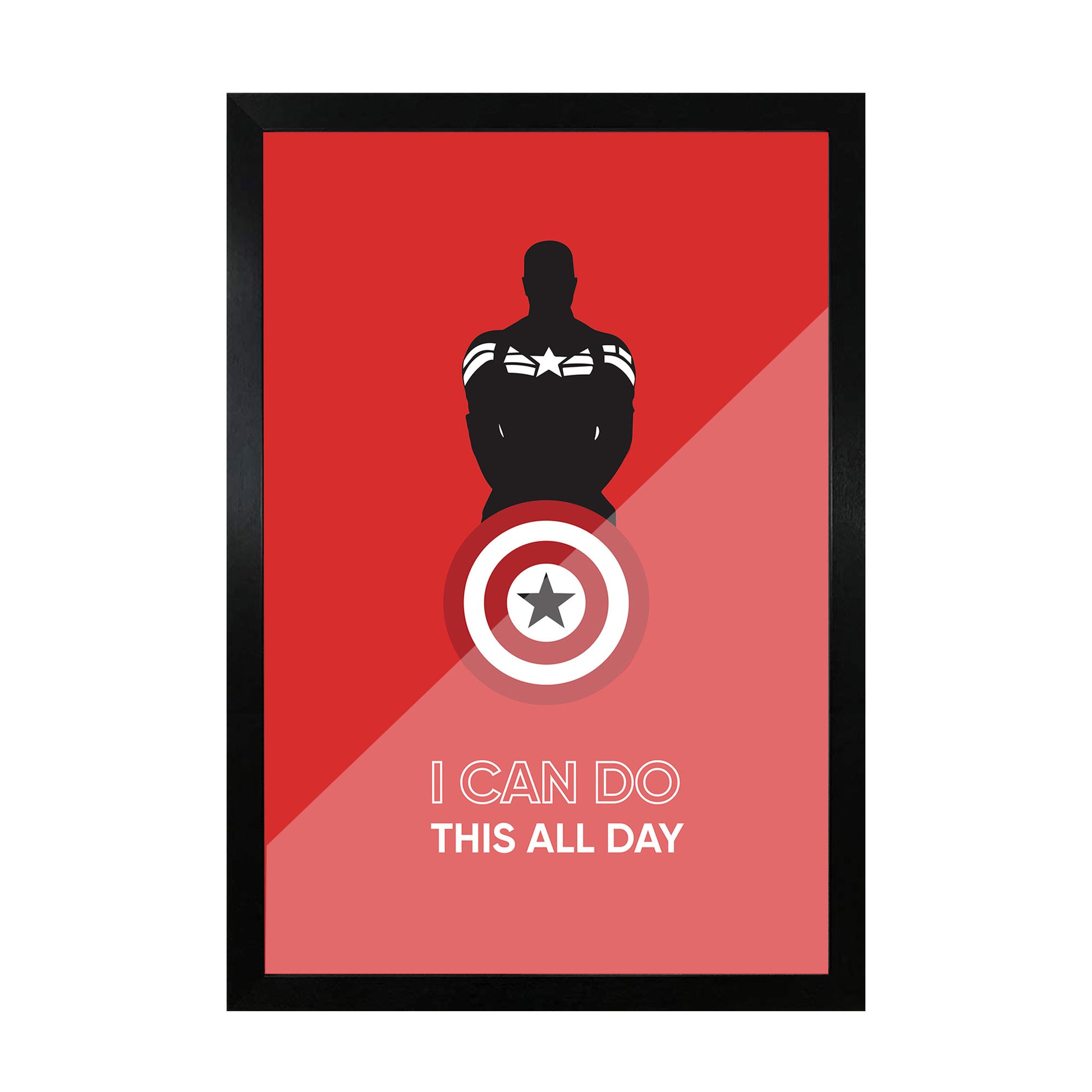 Captain America Quote Frame