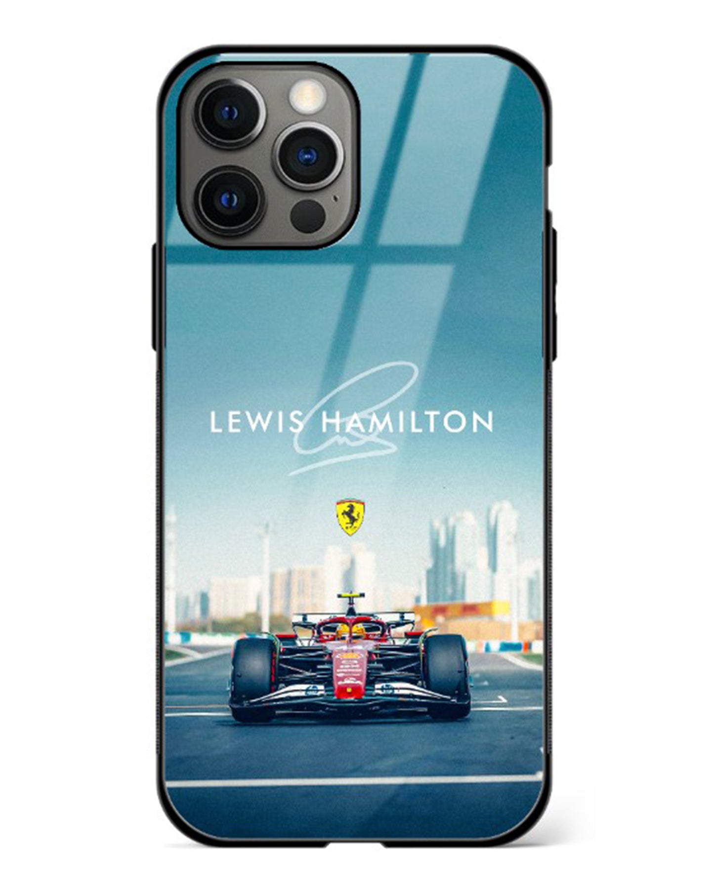Lewis Hamilton SF25 Glass Case Phone Cover