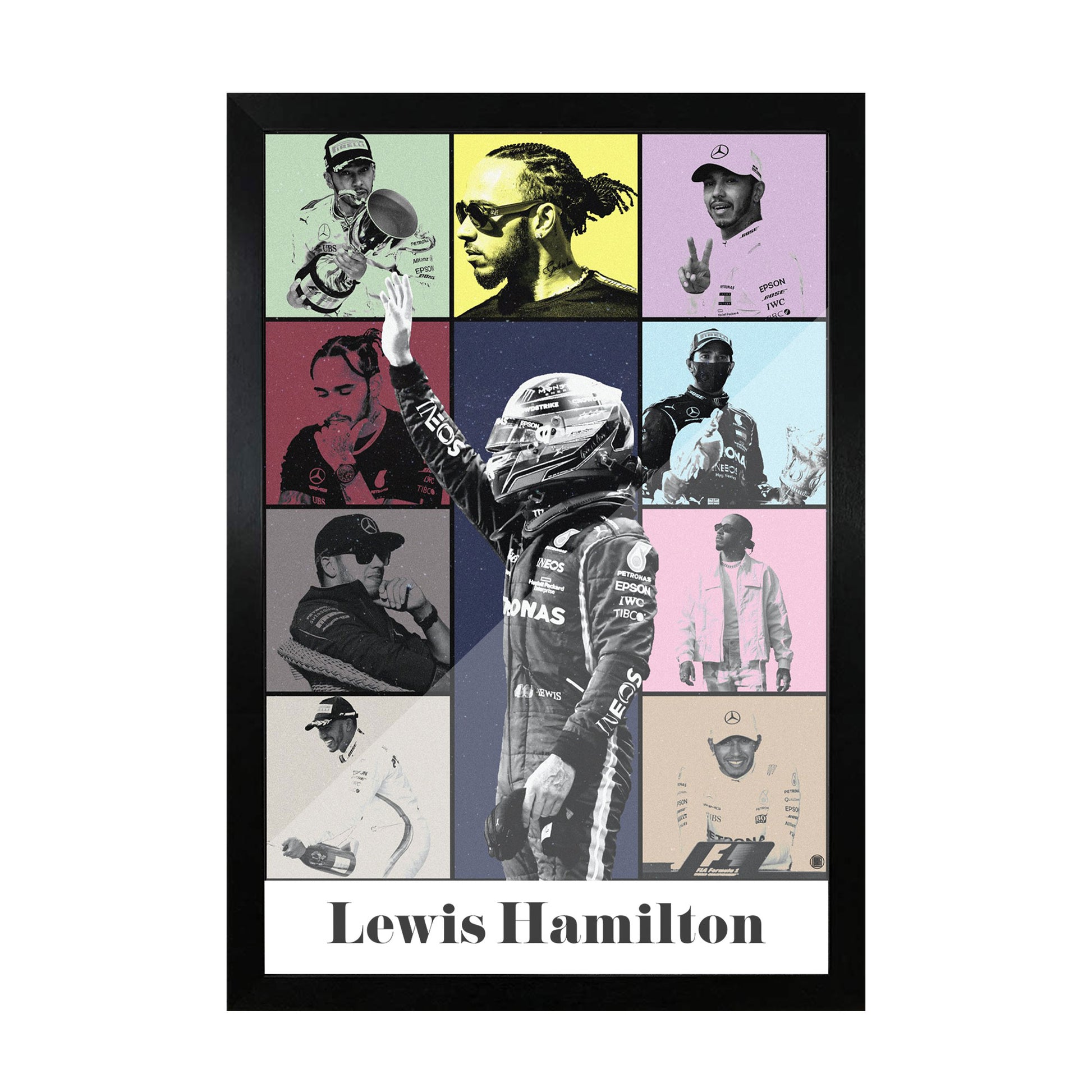 Lewis Hamilton Tribute Frame