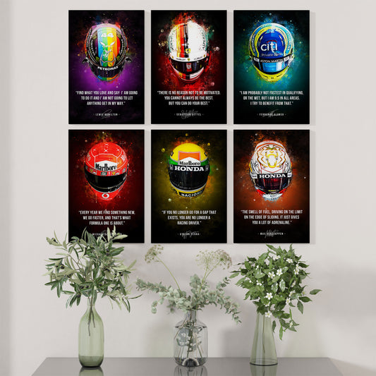 F1 Quotes Poster set