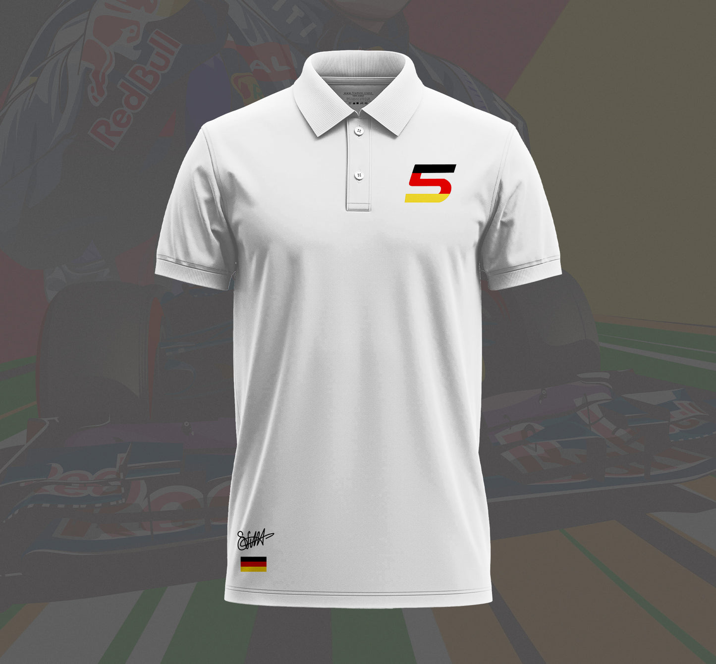 Vettel 5 Polo T-shirt