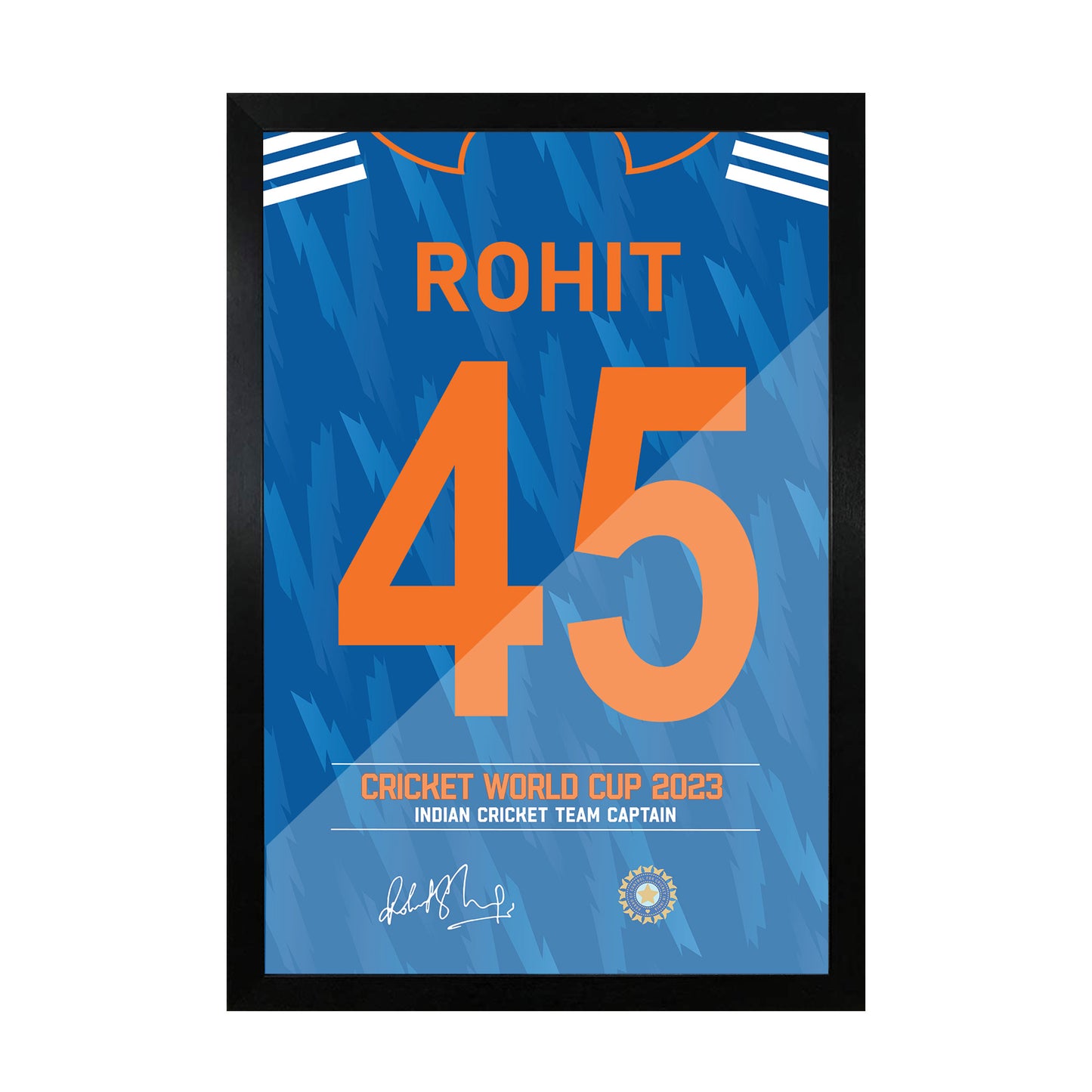 Rohit Sharma 45 Jersey Art