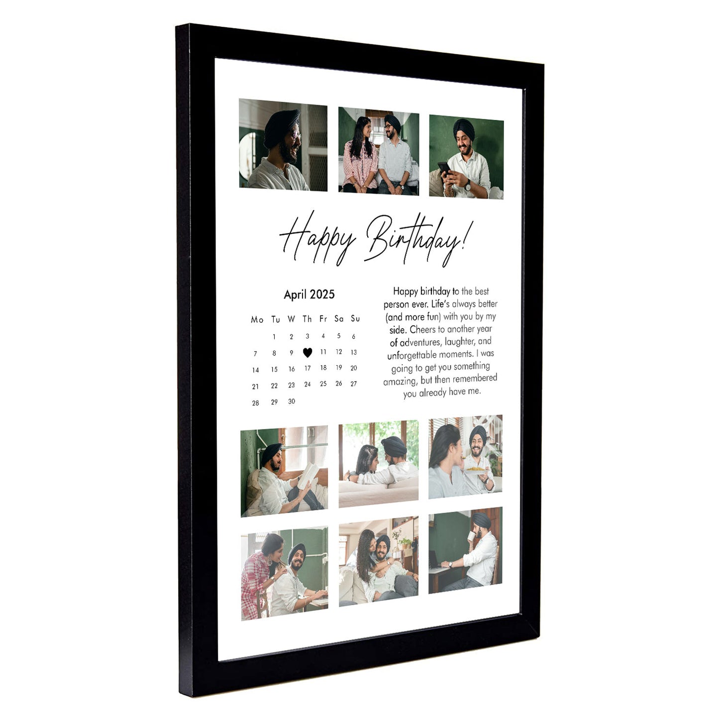 custom birthday frame