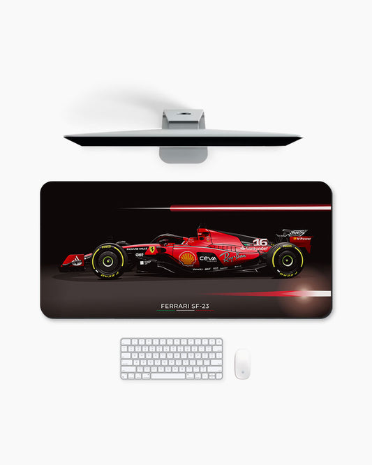 Charles Leclerc SF23 Desk Mat