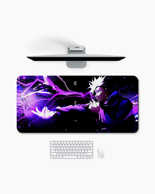 Gojo Hollow Purple Desk Mat
