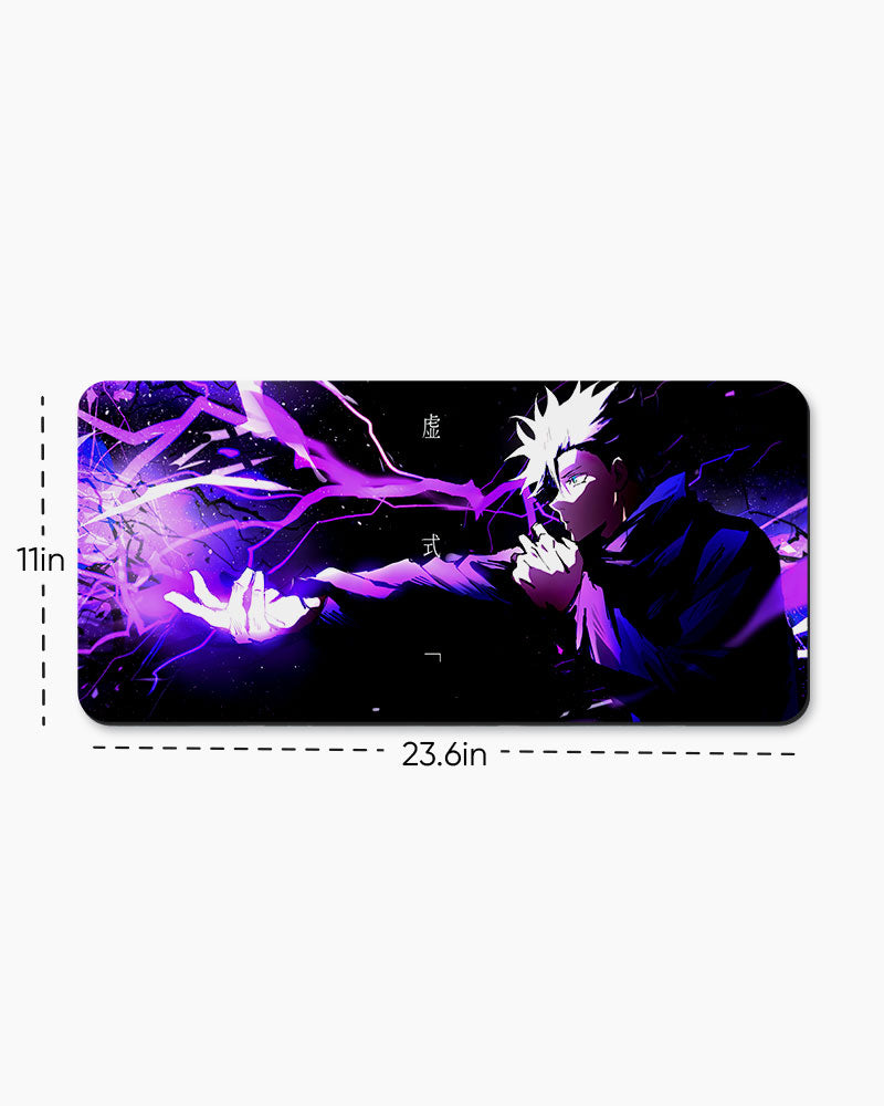 Gojo Hollow Purple Desk Mat