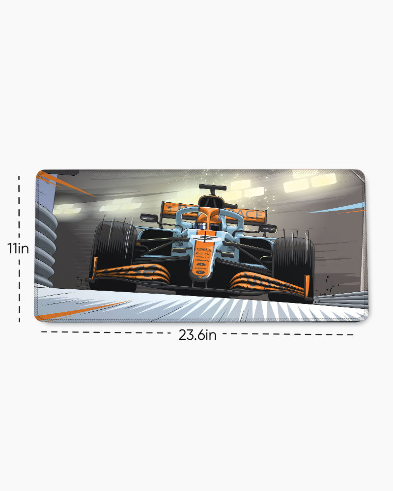 Mclaren Gulf Livery EdgeGuard Desk Mat
