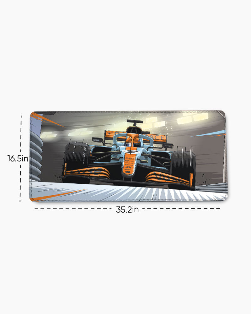Mclaren Gulf Livery EdgeGuard Desk Mat