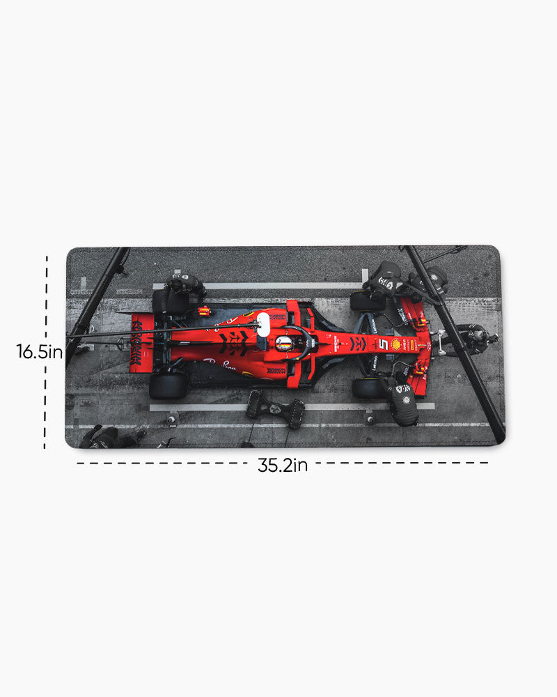 Ferrari Pitstop EdgeGuard Desk Mat